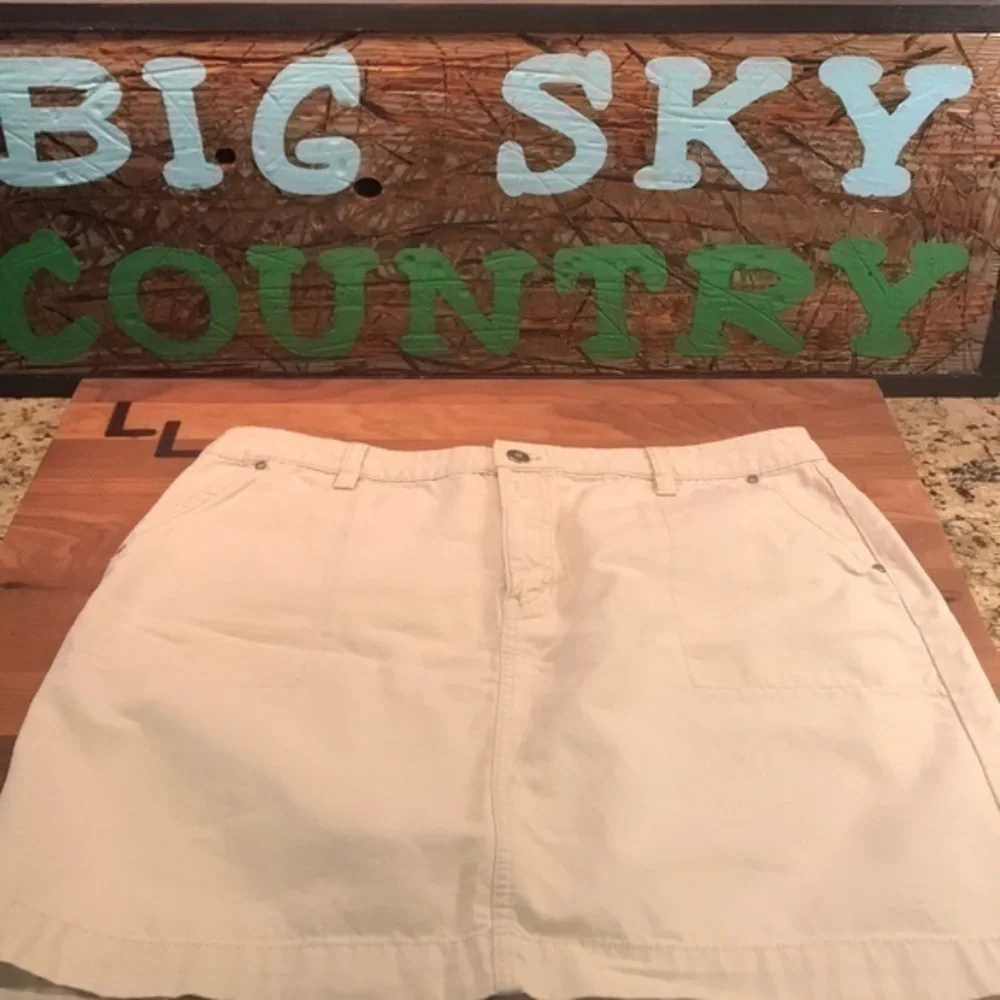 Vintage Tommy Hilfiger khaki Skirt Vintage Size 12 - Picture 2 of 7